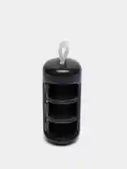Розовый компактная таблетница с 3 отсеками