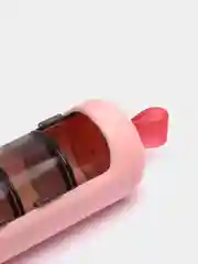 Розовый компактная таблетница с 3 отсеками