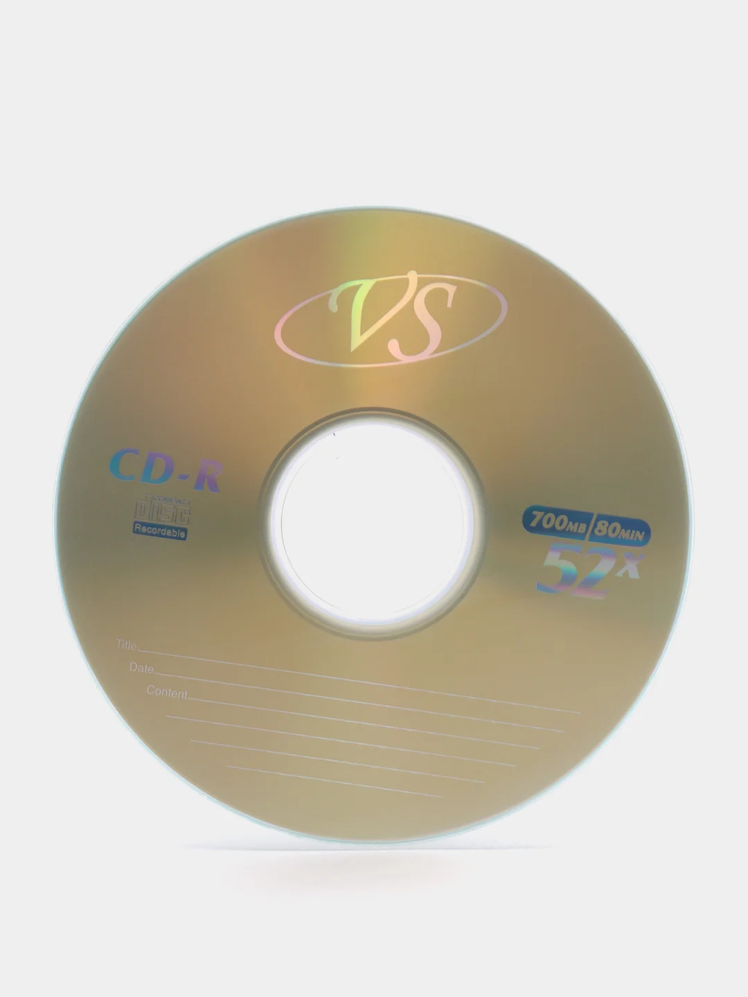 Диски VS CD-R, 80, 52x Shrink, 10/25 штук