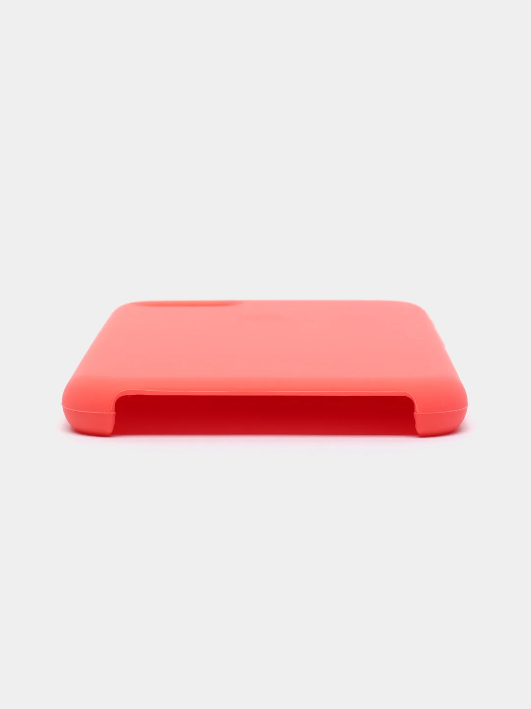 Кораллово-розовый чехол Silicone Case для iPhone 7, 8, SE 2020, с открытым низом