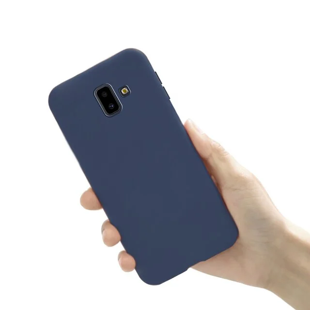 Синий чехол для Samsung Galaxy J6 / J6+
