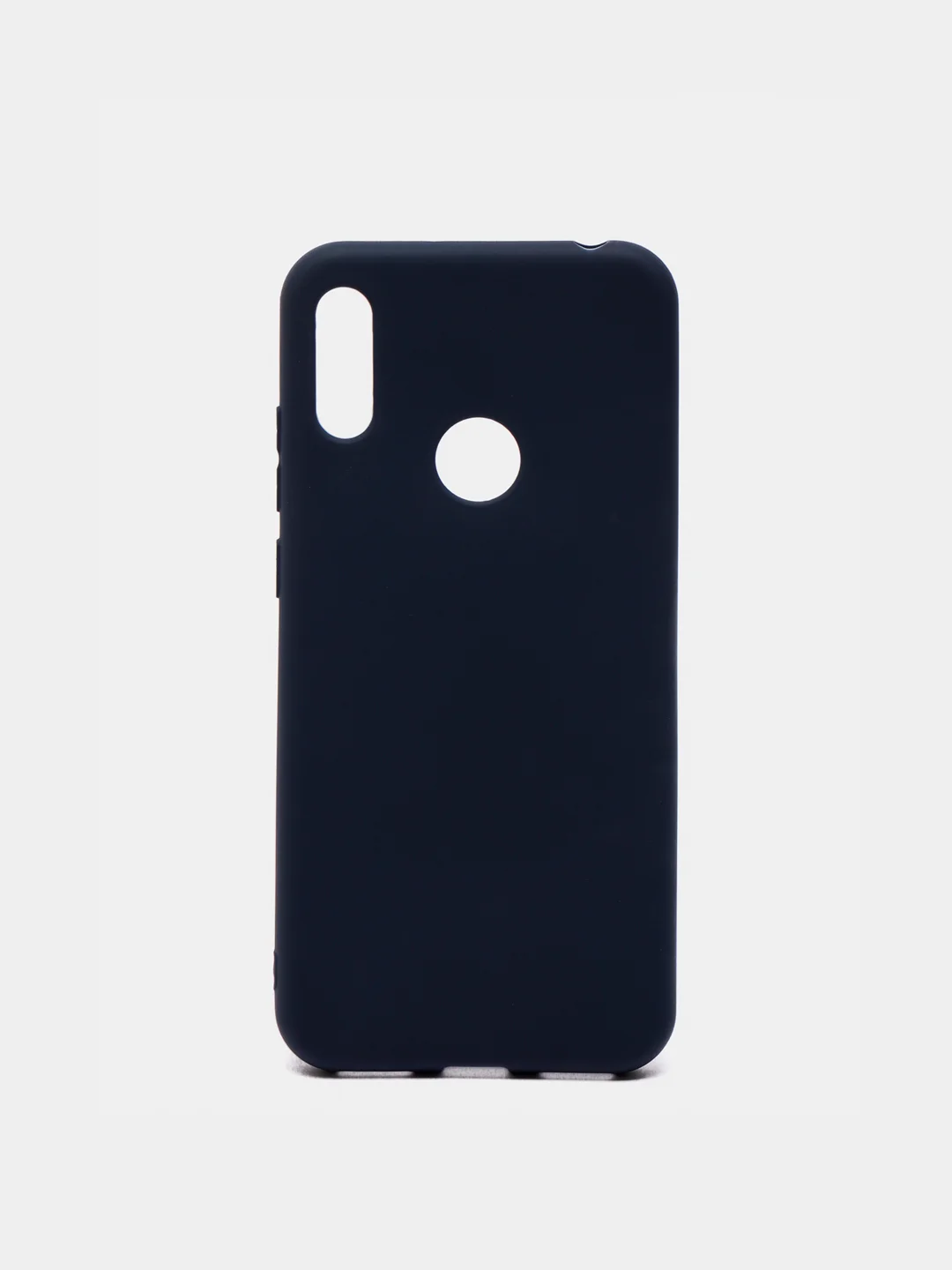 Темно-синий чехол Honor 8A, 8A Prime, Huawei Y6 2019, Y6 Prime 2019, Y6s силиконовый цветной матовый
