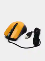 Желтый мышь оптическая Perfeo "RAINBOW", 3 кнопки, USB
