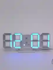 Синий часы-будильник Perfeo LED "LUMINOUS 2"