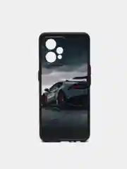 Хром чехол с рисунком для Realme 9 Pro+ (Plus)