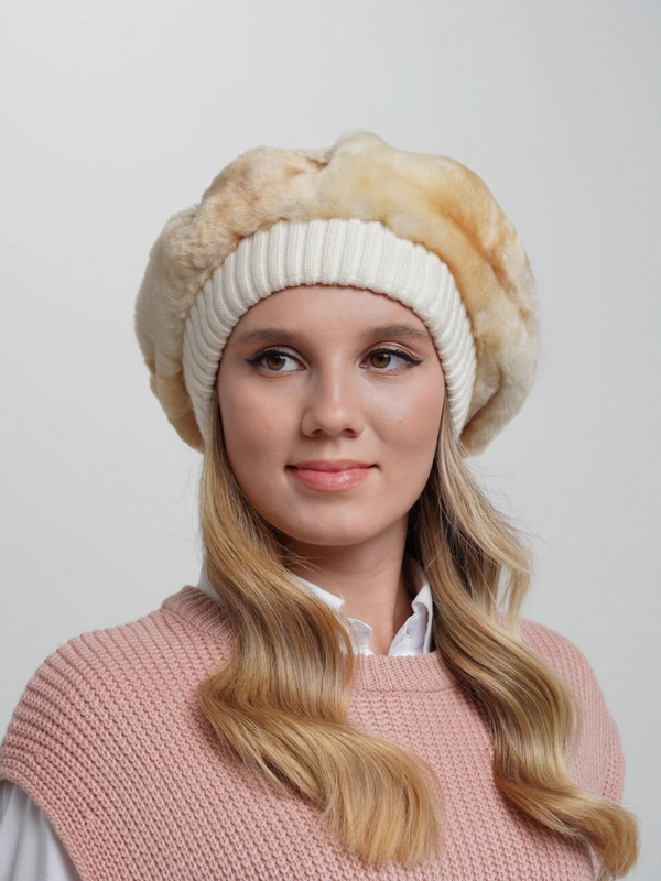 Берет женский, осень-зима