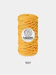 Манго шнур Caramel (Карамель), плоский, полиэфирный, 5 мм