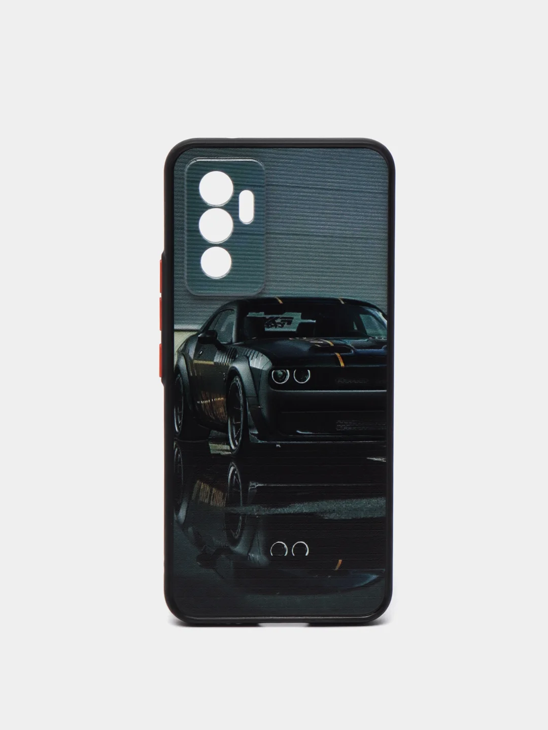 Серый чехол с рисунком на Vivo V23e (Виво В23е)