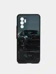 Серый чехол с рисунком на Vivo V23e (Виво В23е)