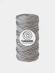 Серый шнур Caramel (Карамель), плоский, полиэфирный, 5 мм