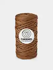 Светло-коричневый шнур Caramel (Карамель), плоский, полиэфирный, 5 мм