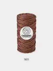 Коричневый шнур Caramel (Карамель), плоский, полиэфирный, 5 мм