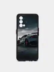 Хром чехол с рисунком на Realme GT Master Edition (Реалми ГТ Мастер Эдишн)