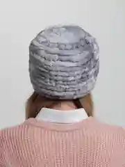 Серый шапка женская, два цвета