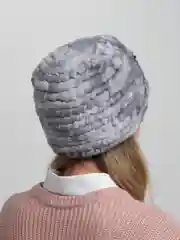 Серый шапка женская, два цвета