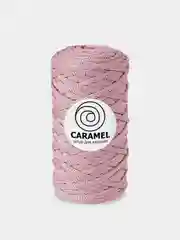 Розовый шнур Caramel (Карамель), плоский, полиэфирный, 5 мм