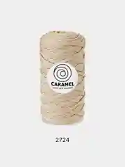 Бежевый шнур Caramel (Карамель), плоский, полиэфирный, 5 мм