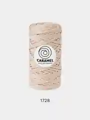 Кремовый шнур Caramel (Карамель), плоский, полиэфирный, 5 мм