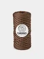 Тёмно-коричневый шнур Caramel (Карамель), плоский, полиэфирный, 5 мм