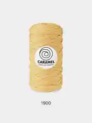 Светло-жёлтый шнур Caramel (Карамель), плоский, полиэфирный, 5 мм