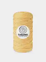 Светло-жёлтый шнур Caramel (Карамель), плоский, полиэфирный, 5 мм