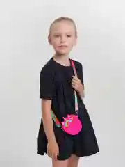 Пастельно-коралловый сумка-кошелек детская "Pop it-антистресс"