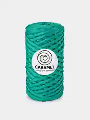 Бирюзовый шнур Caramel (Карамель), плоский, полиэфирный, 5 мм