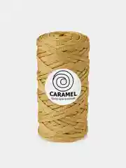 Горчичный шнур Caramel (Карамель), плоский, полиэфирный, 5 мм