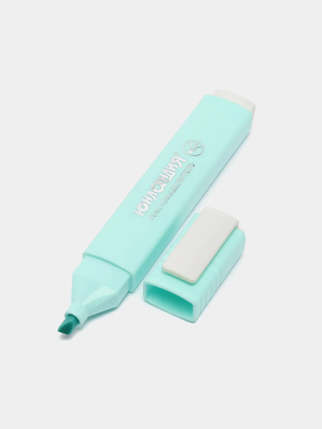 Текстовыделитель ЮНЛАНДИЯ "COLORSTAR PASTEL", бирюзовый, линия 1-4 мм