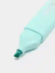 Текстовыделитель ЮНЛАНДИЯ "COLORSTAR PASTEL", бирюзовый, линия 1-4 мм