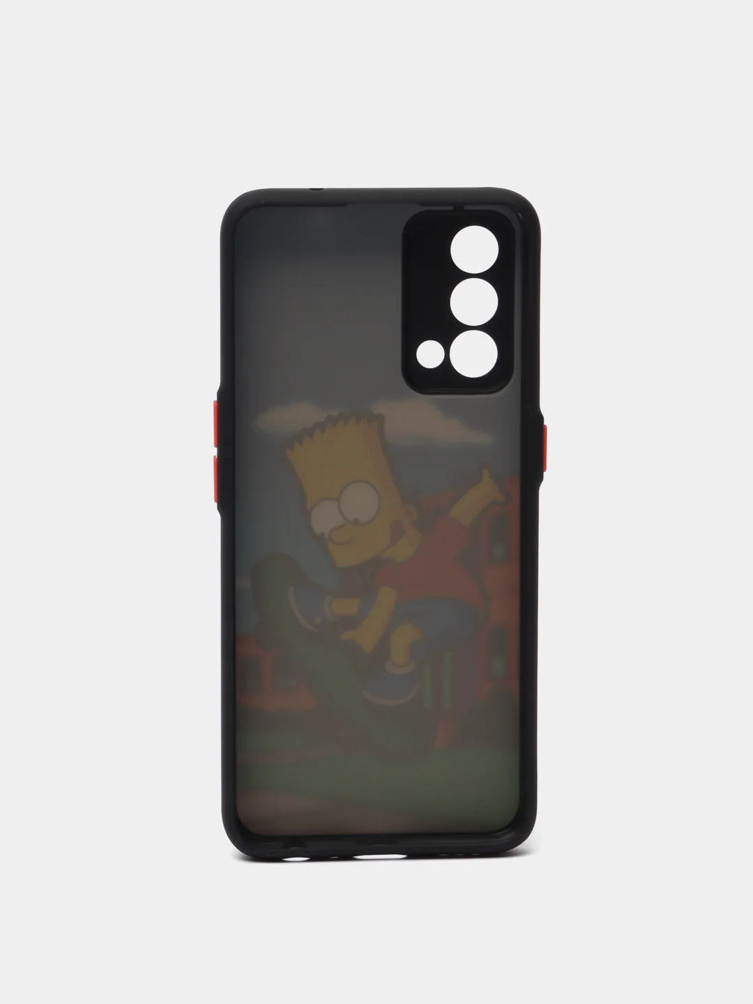 Голубой чехол с рисунком на Realme GT Master Edition (Реалми ГТ Мастер Эдишн)