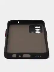 Тёмно-бордовый чехол с рисунком на Realme GT Master Edition (Реалми ГТ Мастер Эдишн)