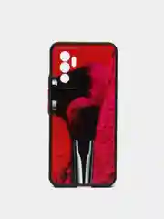 Розовый чехол с рисунком на Vivo V23e (Виво В23е)
