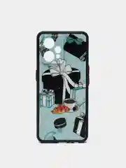 Бирюзовый чехол с рисунком для Realme 9 Pro+ (Plus)