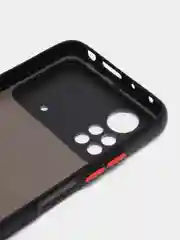 Тёмно-бордовый чехол с рисунком на Xiaomi Poco X4 Pro 5G (Сяоми Поко Х4 Про 5G)