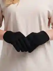 Черный перчатки гелевые увлажняющие Spa Gel Gloves многоразовые