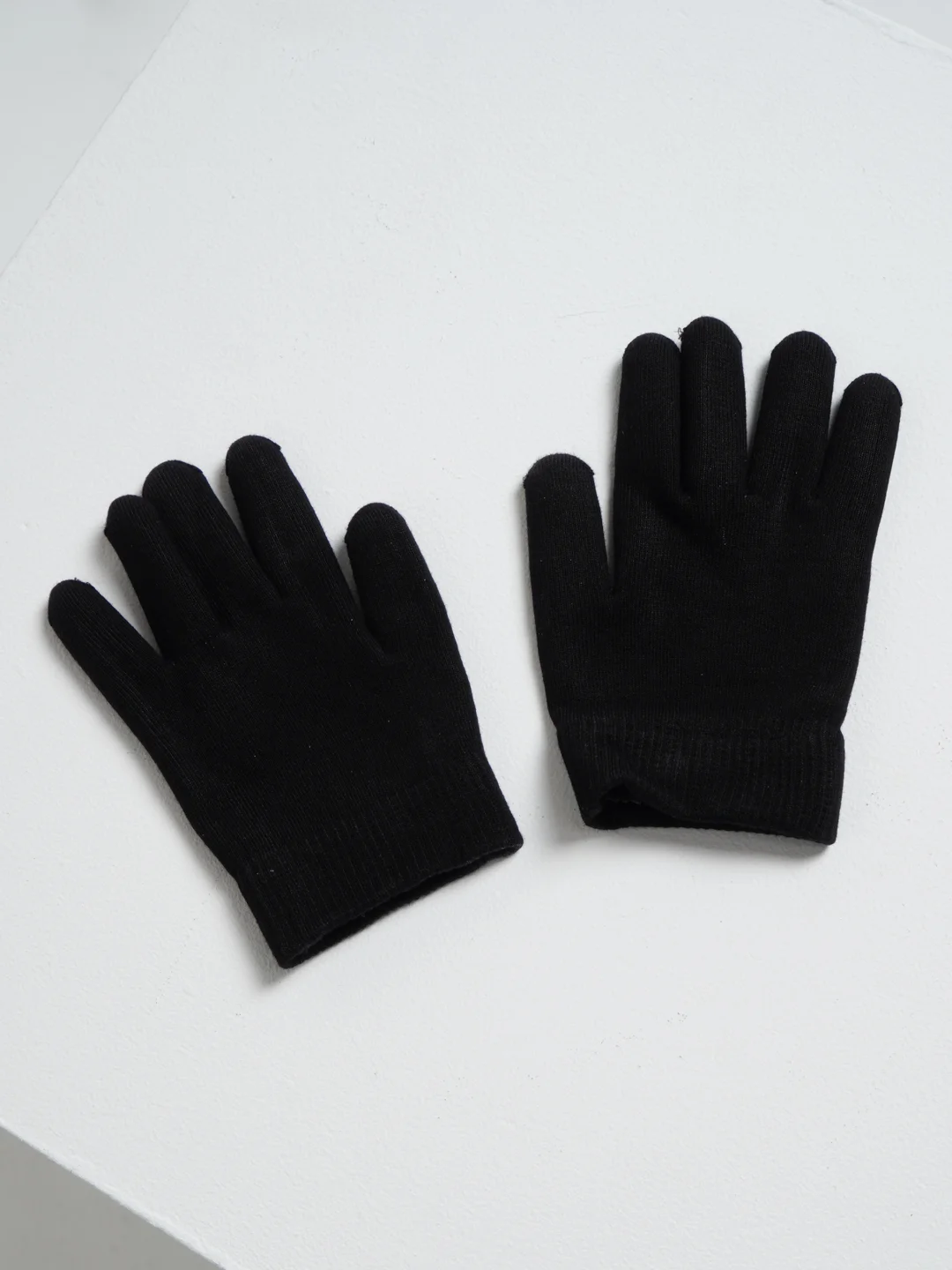 Черный перчатки гелевые увлажняющие Spa Gel Gloves многоразовые
