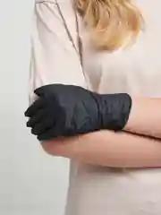 Перчатки медицинские Benovy, 100 штук, нитриловые, чёрные