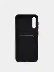 Черный чехол с карманом для карт Samsung Galaxy A31/A51/A71/A12/A22/A32/A52/A72/A50/A13/A33/A53