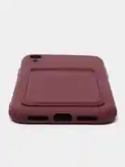 Бордовый чехол с карманом для карт iPhone 7 8 Plus XR X/XS Max 11 12 13 Pro Max mini айфон про макс