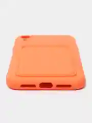 Оранжевый чехол с карманом для карт iPhone 7 8 Plus XR X/XS Max 11 12 13 Pro Max mini айфон про макс