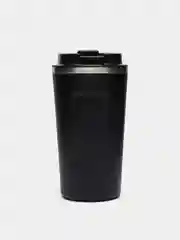 Черный perfeo Термокружка для напитков с крышкой-поилкой, объем 0,5 л, цвет зеленый, черный