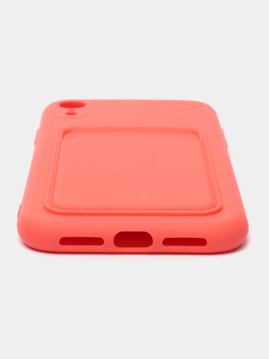 Коралловый чехол с карманом для карт iPhone 7 8 Plus XR X/XS Max 11 12 13 Pro Max mini айфон про макс