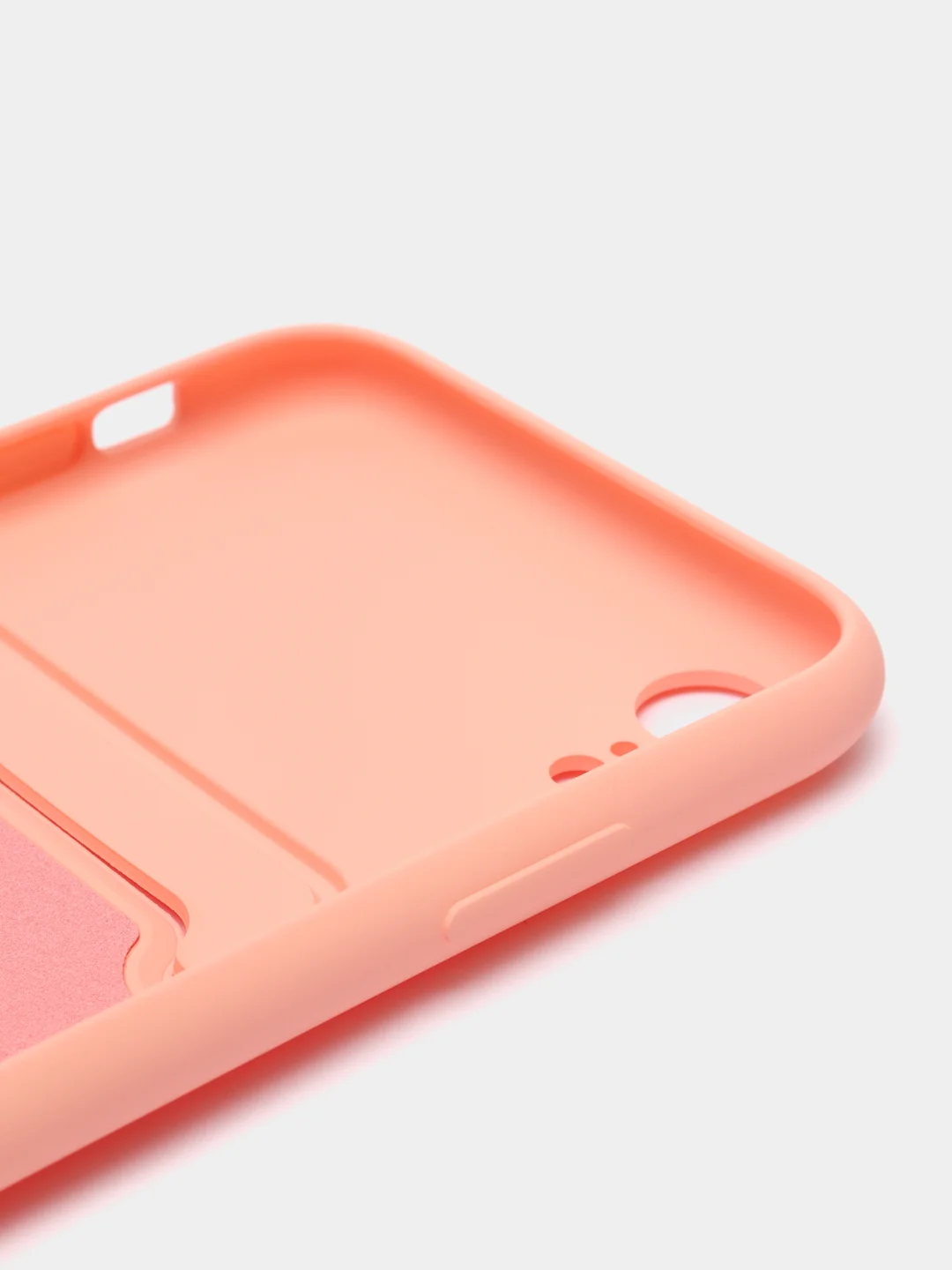Оранжевый чехол с карманом для карт iPhone 7 8 Plus XR X/XS Max 11 12 13 Pro Max mini айфон про макс