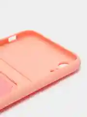 Оранжевый чехол с карманом для карт iPhone 7 8 Plus XR X/XS Max 11 12 13 Pro Max mini айфон про макс
