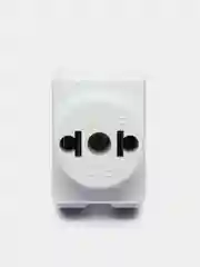 Белый сетевой разветвитель "Ru Power" 3 гнезда, 6 А, без заземления