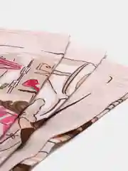 Пудровый вафельное полотенце для кухни, набор 3 штуки, 45х60 см, на День Рождения