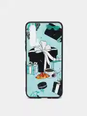 Бирюзовый чехол с рисунком на Honor 20 Pro (Хонор 20 Про)