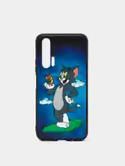 Синий чехол с рисунком на Honor 20 Pro (Хонор 20 Про)