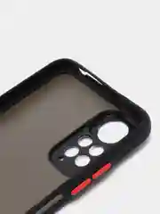 Тёмно-бордовый чехол с рисунком на Xiaomi Redmi Note 11 4G и Redmi Note 11S 4G (Редми Нот 11 и  Нот 11с)